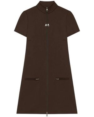 Courreges Short Dresses - Brown