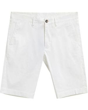 Dolce & Gabbana Stretch Cotton Bermuda Shorts - White