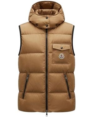 Moncler Vests - Marrón
