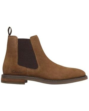 Clarks Jaxen Chelsea Boots - Braun