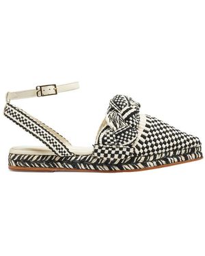 ANTOLINA PARIS Schoenen ,Veelkleurig ,Katoen Antonia Katoenen Sandalen - Metallic