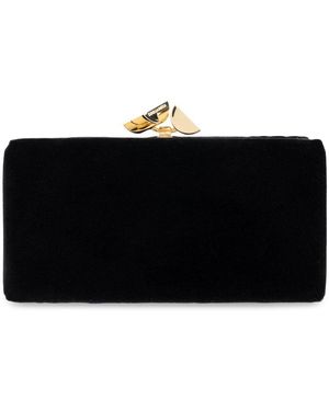 DSquared² Velvet clutch - Schwarz