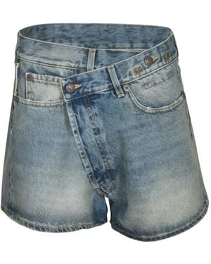 R13 Denim Shorts - Blau