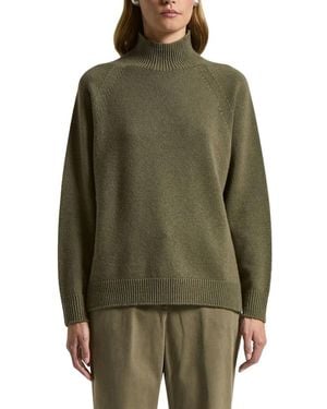 Peserico Trui Met Opstaande Kraag - Groen