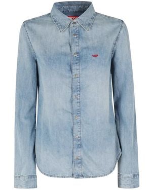DIESEL Denim Shirts - Azul
