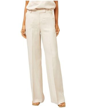 Souvenir Clubbing Wide Trousers - Naturel