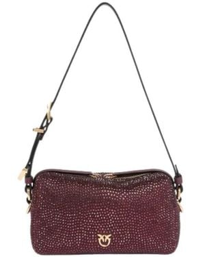 Pinko Tassen ,Rood ,Katoen Bauletto Triminfull - Paars