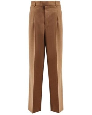 Ami Paris Straight Trousers - Bruin