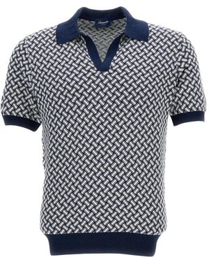 Drumohr Polo Shirts - Blue