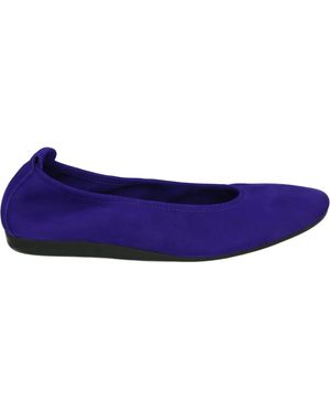 Arche Paarse Ballerina Schoenen Met Latex Zool - Blauw