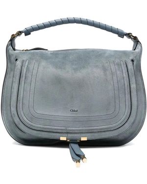 Chloé Tassen ,Blauw ,Shoulder Bags - Grijs