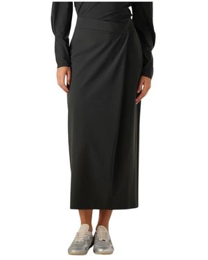 JAPANTKY Rokken ,Zwart ,Seishi Maxi Rok