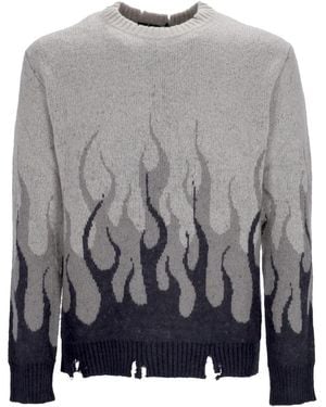 Vision Of Super Round-Neck Knitwear - Grey