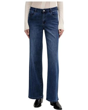 Joseph Ribkoff Wide Jeans - Azul