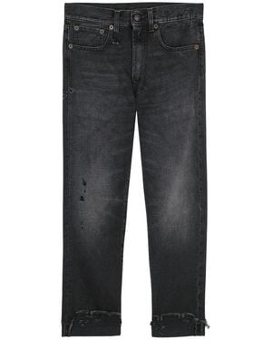 R13 Jeans ,Veelkleurig ,Straight Jeans - Grijs