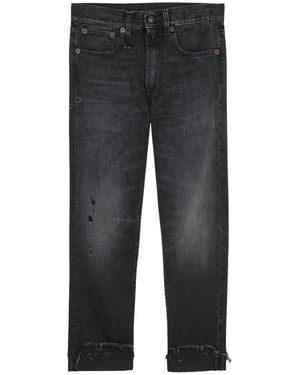 R13 Jeans ,Veelkleurig ,Straight Jeans - Grijs