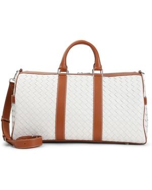Bottega Veneta Klassische intreccio duffle-tasche - Braun