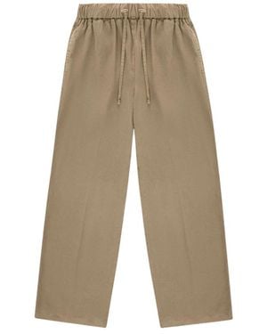Circolo 1901 Wide Trousers - Natural