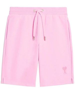 Ami Paris Casual Shorts - Pink