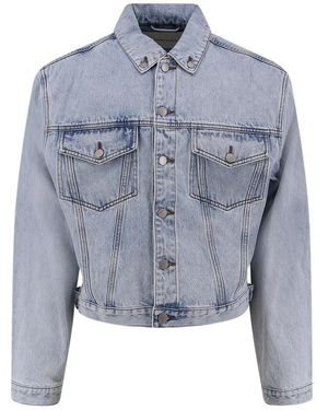 Entire studios Jassen ,Blauw ,Denim Korte Denim Jas