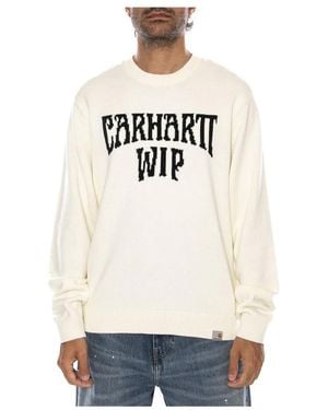 Carhartt Round-Neck Knitwear - Bianco