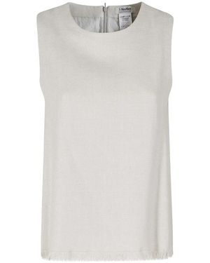 Max Mara Sleeveless Tops - Blanco