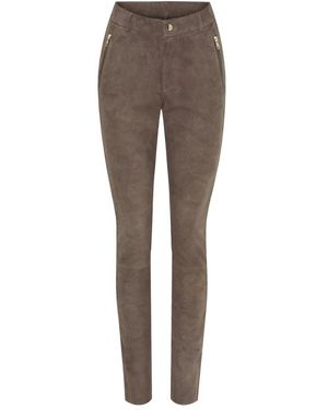 Notyz Leather Trousers - Gris
