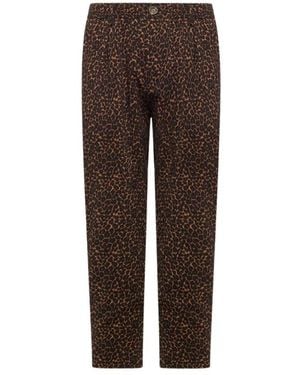 Pierre Louis Mascia Straight Trousers - Brown