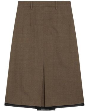 Prada Midi Skirts - Brown