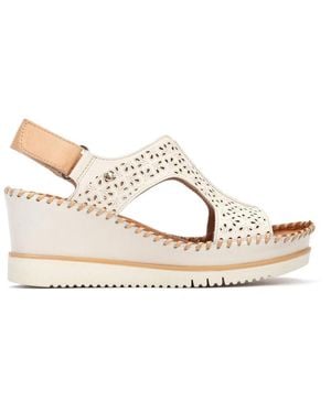 Pikolinos Aguadulce Keilsandalette - Mettallic