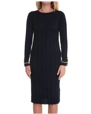 Max Mara Leccio Wollpullover Kleid - Schwarz