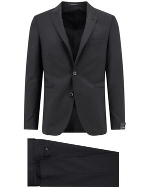 Tagliatore Enkelrijig Colbert & Pantalon - Zwart
