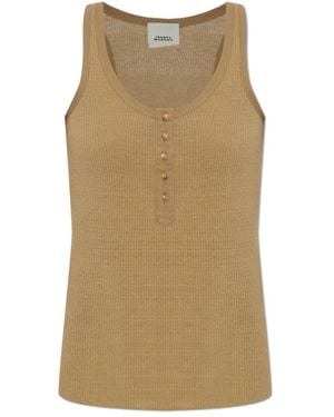 Isabel Marant Sleeveless Tops - Natural