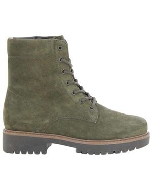 Gabor Lace-Up Boots - Verde