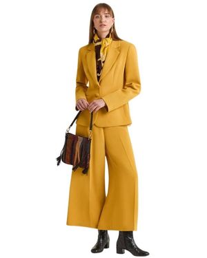 Maliparmi Wide Trousers - Metallic