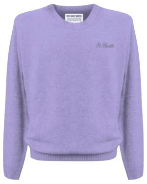 MC2 Saint Barth Round-Neck Knitwear - Purple