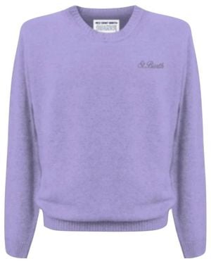 MC2 Saint Barth Round-Neck Knitwear - Purple
