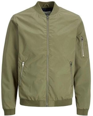 Jack & Jones Bomber Jackets - Green