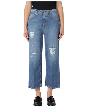 Dondup Cropped Jeans - Azul