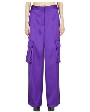 Versace Wide Trousers - Purple