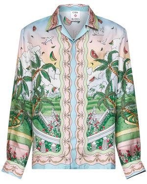 CASABLANCA Casual Shirts - Green