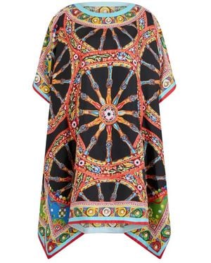 Dolce & Gabbana Zijden Kaftan - Meerkleurig