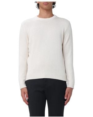 Zanone Round-Neck Knitwear - Blanco