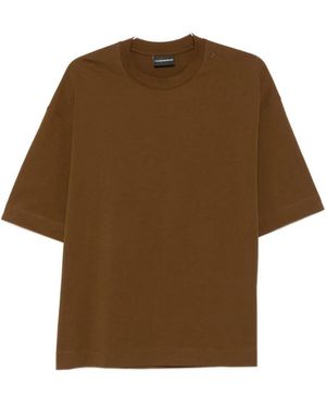 Emporio Armani T-Shirts - Brown
