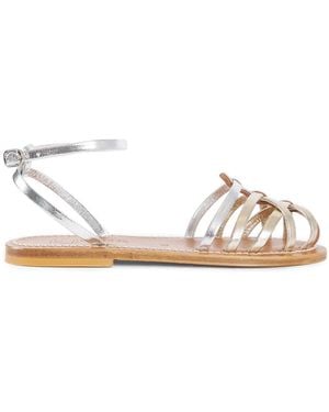 K. Jacques Flat Sandals - White