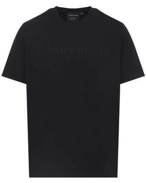 Canada Goose T-Shirts - Black