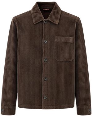Cruna Jassen ,Bruin ,Katoen Cardiff Overshirt