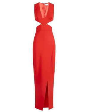 Elisabetta Franchi Rode Loper Jurk - Rood