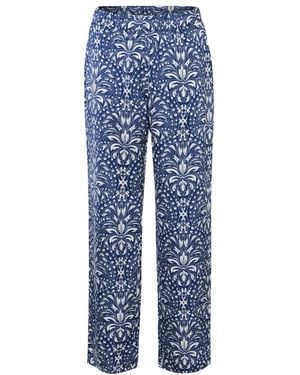 Saint Tropez Straight Trousers - Blue