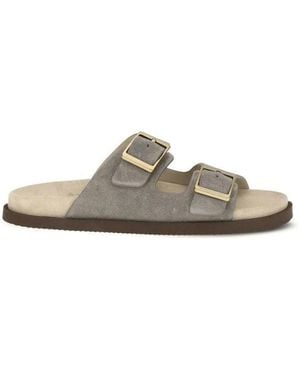 Brunello Cucinelli Sliders - Natural